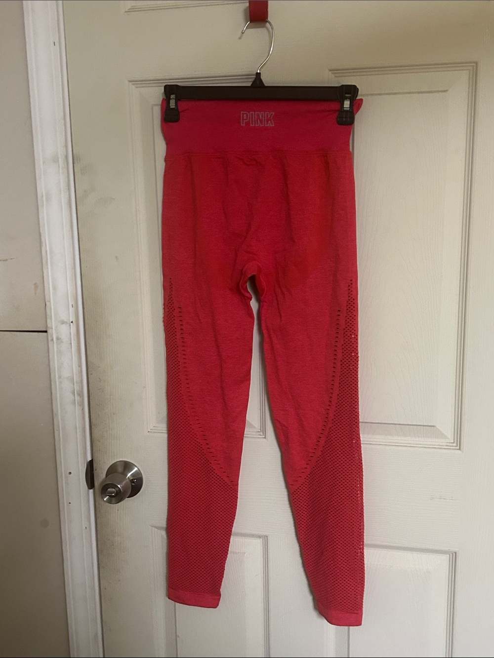 PINK Victoria's Secret Bright Pink Seamless Kids Leggings SM